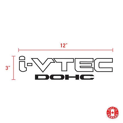 2X I-VTEC DOHC Sticker Vinyl Decal • $18.21