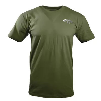 BILLABONG Men's T-shirt Surf Skateboard Snowboard Cotton Reg $ 26 Olive NEW • $18.99