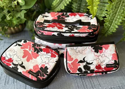 Mary Kay  3 Nesting Travel Bag Set  Bold Floral Design...Beautiful...NEW • $15