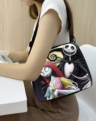 £13.99 • Buy JACK & SALLY SHOULDER BAG GOTHIC EMO  20x24cm 🇬🇧 Nightmare Before Christmas 