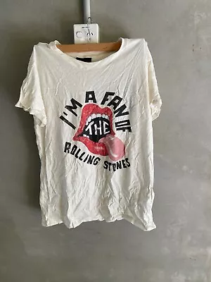 T Bar Rolling Stones Womens T Shirt Sz M Bnwt Free Post (j56) • $25