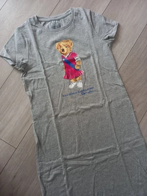 £34.99 • Buy Ralph Lauren Polo Girls Ted Bear Teddy Grey Jersey Dress 14 - 16 Years Xl