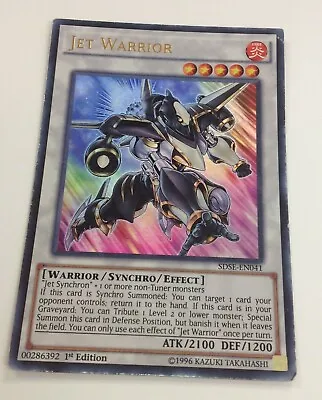 YuGiOh JET WARRIOR Trading Card SDSE-EN041 Ultra Rare 1st Edition  • £12.54