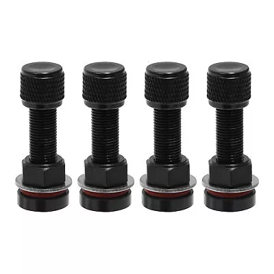 Universal 8mm Bolt-in  Motorcycle Tubeless Wheel Tire Valve Stem With Dust Cap • $13.99