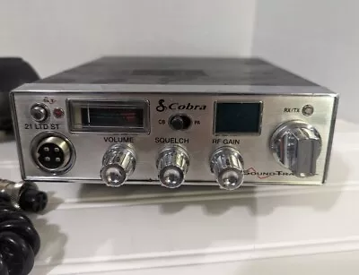 COBRA 21 LTD 40 Channel CB Radio Working When Pulled With Mic Silver Truck       • $55