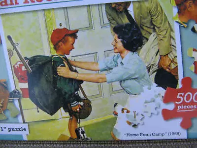 NEW KAPPA Books Norman Rockwell HOME FROM CAMP 500 Piece Jigsaw Puzzle SEALED • $8