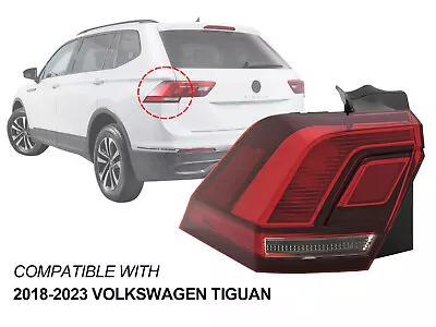 For LED Tail Light 2018-2023 Volkswagen Tiguan Outer Driver Left Side 5NN945095A • $113.60