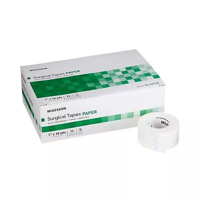 McKesson Medical Surgical Hypoallergenic Tape 1  X 10 Yds. 16-47310 12 Rolls • $12.49