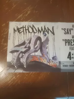 Method Man The Day After  Promo Flat Poster 12x24 Inchrarewu Tang Clan • $12.99