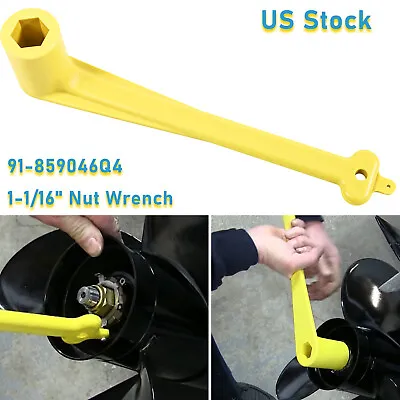 For Mercury Prop Wrench 1-1/16  Nut Wrench Alpha One Yellow - 859046Q4  • $14.99