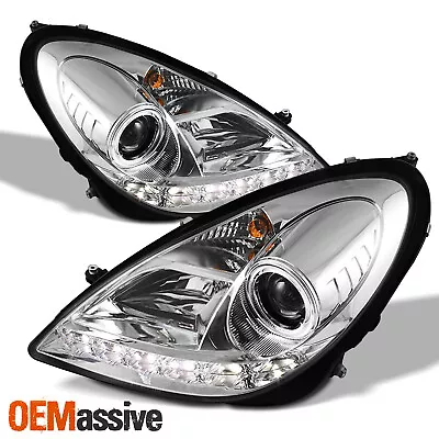 Fits 05-11 Benz Slk-Class R171 DRL LED Projector Clear Headlights *Fits HID-D2S* • $378.96