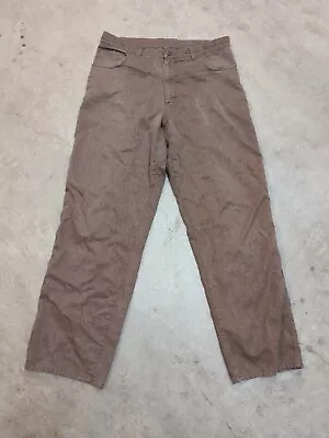 Patagonia Men's 35x33 High Wire Hemp Pants Tan Outdoor Hiking Casual • $22.39