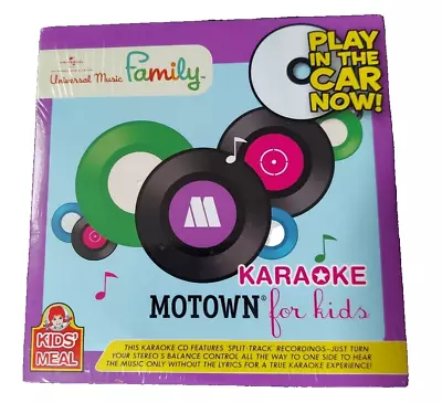 Wendy's Karaoke Motown For Kids CD 2010 New Sealed • $9.99