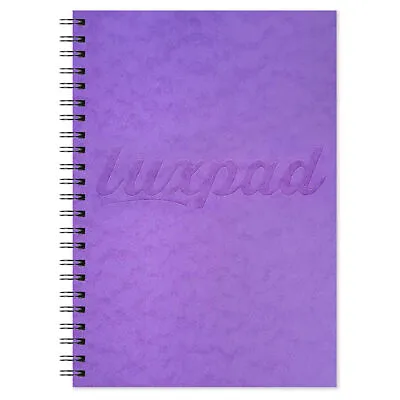 Silvine A5 Luxpad Pressboard Embossed 1x Ruled Notebook Assorted Colours New • £3.99