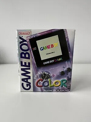 Nintendo Gameboy Color Atomic Purple - Brand New Sealed Never Played - Mint Box • $1899