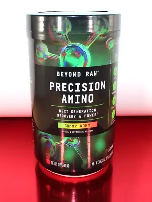 GNC Beyond Raw Precision Amino Next Gen 19.25oz - Gummy Worm  LARGE      #84 • $59.95