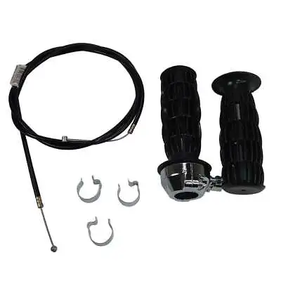 Vintage Mini Bike 7/8  Throttle Assembly Replacement Kit  53  Cable Clips • $46.32