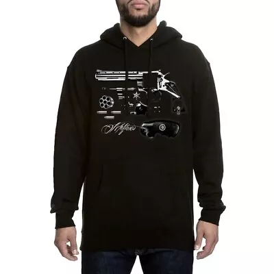 Mafioso Six Shooter Revolver Guns Bullets Magnum Tattoos Gangster Urban Hoodie • $49.99