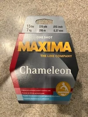 Maxima One Shot Fishing Line Chameleon 15lb 220yds ~ NEW • $16