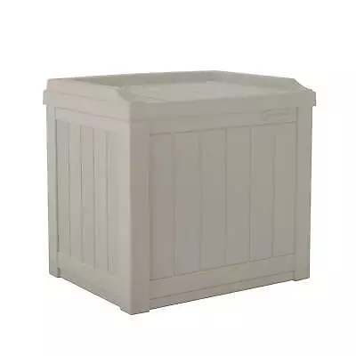 Suncast Outdoor 22 Gallon Resin Deck Box Light Taupe17 InD X 20.5 InH X 22 InW • $48.60