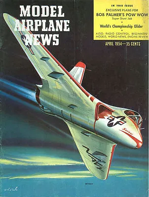 Model Airplane News Apr 1954 Raf Handley Page Victor Nuclear V-force Bomber • £9.61