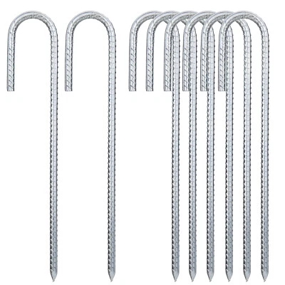 £13.99 • Buy Tent Pegs Heavy Duty Steel Marquee Ground Camping Castles Stakes 300mm X 10mm UK