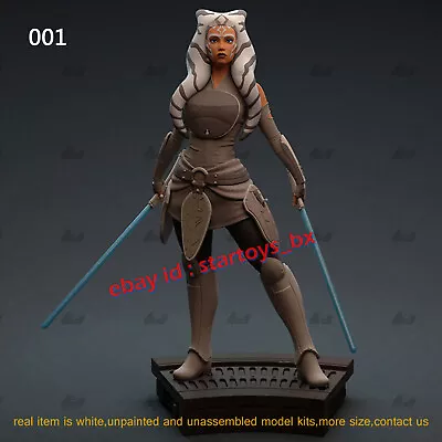 Ahsoka Tano 1/8 1/6 1/4 Scale Unpainted 3D Printing Model Kit Unassembled 3 Ver • £64.80