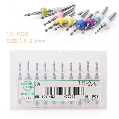 1.5mm-2.4mm PCB Print Circuit Board Carbide Mini Micro Drill Bits CNC 10Pcs USA • $12.03