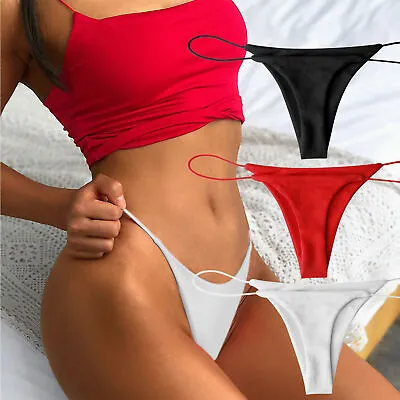£3.04 • Buy Sexy Women Mini G-String Bikini Thong Sexy Lingerie Seamless Panties Underwear