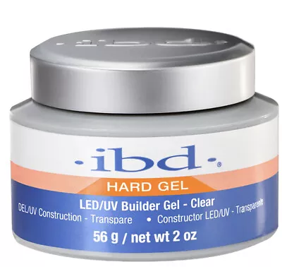 IBD Hard Nail Builder Gel Clear 56g UV LED Transparent False Acrylic Constructor • £16.90