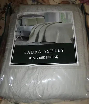 Laura Ashley KING Bedspread 120  X 118  / 305 Cm X 300 Cm NEW • £75.87