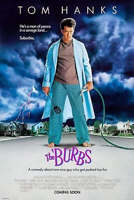 NEW The Burbs Tom Hanks Movie Poster Print Canvas FREE SHIPPING 80s • $66.56