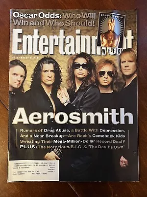 Entertainment Weekly March 21 1997 #371 Aerosmith Steven Tyler Joe Perry • $12.99