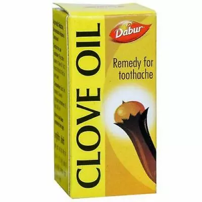 Dabur Clove Oil Remedy For Toothache & Oral Pain Relief 1X 2 Ml Free Shipping • $5.59