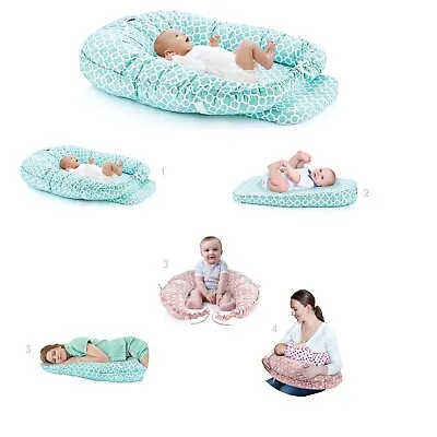 BabyJem Baby Newborn Nest Cocoon 5-Function Baby Mum Cushion (ART-525) • £36.95