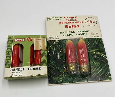 Vintage Candle Flame Replacement Bulbs NOS • $10