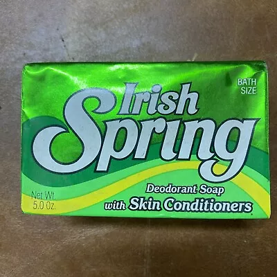 IRISH SPRING Bar Soap Original Vintage 1990s  5 Oz • $8
