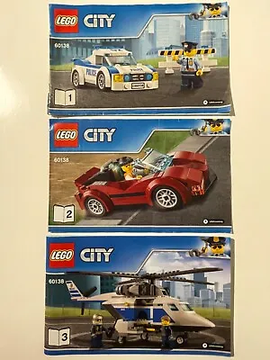 £0.99 • Buy LEGO City Police High Speed Chase (60138) Complete With Instructions