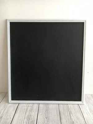 £12.95 • Buy White Framed Chalkboard Blackboard Wedding Bar Bistro Restaurant Home