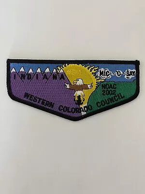 OA Lodge 541 Mic-O-Say NOAC 2002 Western Colorado Council Boy Scouts BSA Flap • $5.49