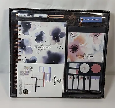 U Brands Planner Box Kit Undated 12 Months Notepad Stickers Pen • $14.85
