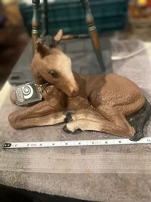 Vintage Universal Lying Horse Statuary. 1988 Resin 12 L. By 6” W. By 7.5 H. • $49.95