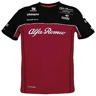2020 Alfa Romeo Racing F1 Team T Shirt Mens Official Licensed Product Size Large • £22.88