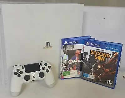 $379 • Buy 1TB PS4 Sony PlayStation 4 Pro 4K White Console  FAST POST ✅  + WARRANTY