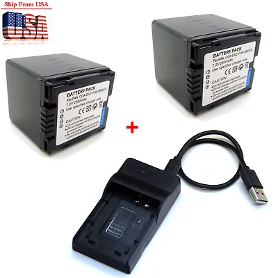 Battery / Charger For DU21 Panasonic NV-GS500 NV-GS508 PV-GS19 PV-GS29 PV-GS31 • $15.99