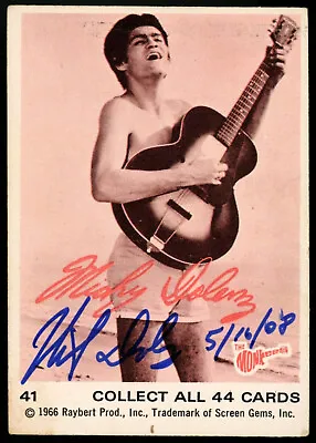 1966 Raybert The Monkees Micky Dolenz Signed Autographed Card #41 JSA • $82.99