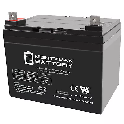 Mighty Max 12V 35AH Sealed Lead Acid Battery For Power Vac 2100 • $74.99