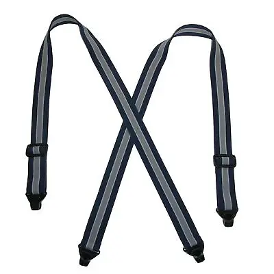 New CTM Men's Elastic Plastic Clip-End TSA Compliant Airport Suspenders • $19.94