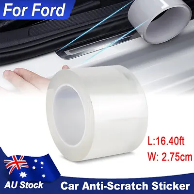 2024 Transparent Vinyl Car Door Sill Scuff Covers Plate Sticker Bumper For Ford • $18.99