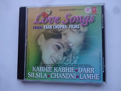 £9.95 • Buy LOVE SONGS FROM YASH CHOPRA FILMS ~ Bollywood Soundtrack Hindi CD ~ 1997